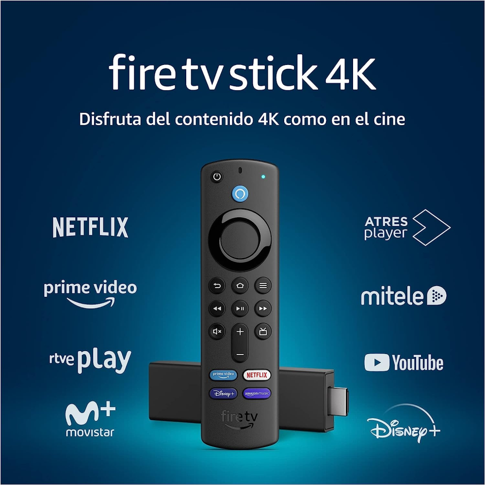 Amazon Fire Tv Stick 4k Hd 3gen Por Voz