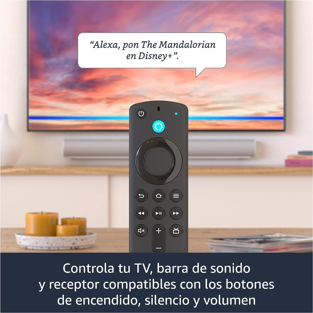 Amazon Fire Tv Stick 4k Hd 3gen Por Voz