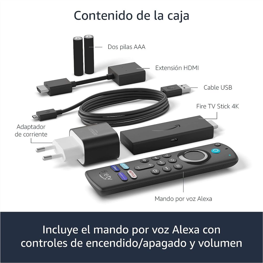 Amazon Fire Tv Stick 4k Hd 3gen Por Voz