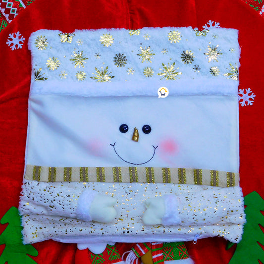 Funda Almohada Muneco Nieve Navidad