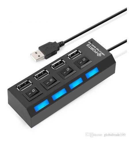 Multitoma Usb Con 4 Puertos 20