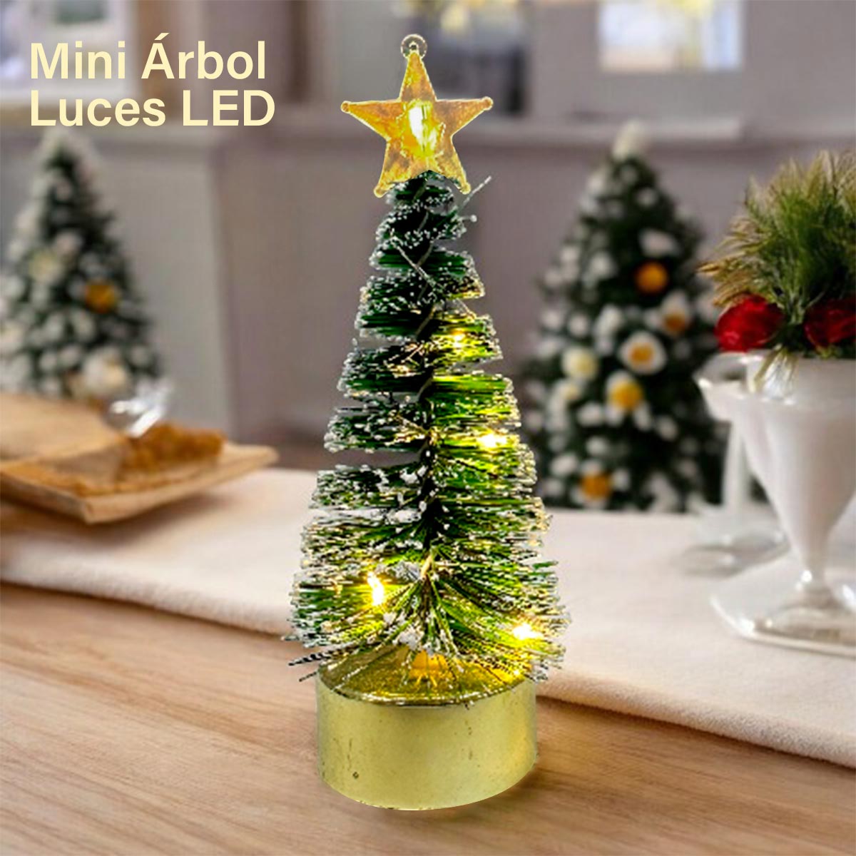 Mini Arbol De Navidad Con Luces Led 7283