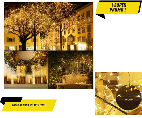 Luces De Hada Solares Led