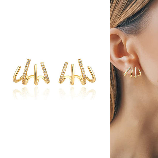 Aretes Claw Joyeria Para Mujer